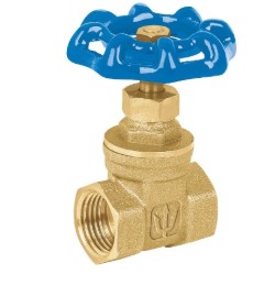 Llave compuerta 1 1/2" rosca rojo ITALY - Ferretería y Distribuidora el 