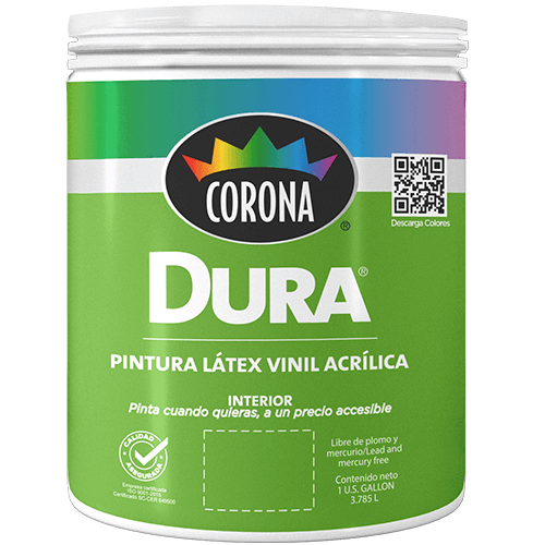 Pintura Latex Blanco dover Dura 2743 Galón CORONA - Ferretería y Distribuidora el 