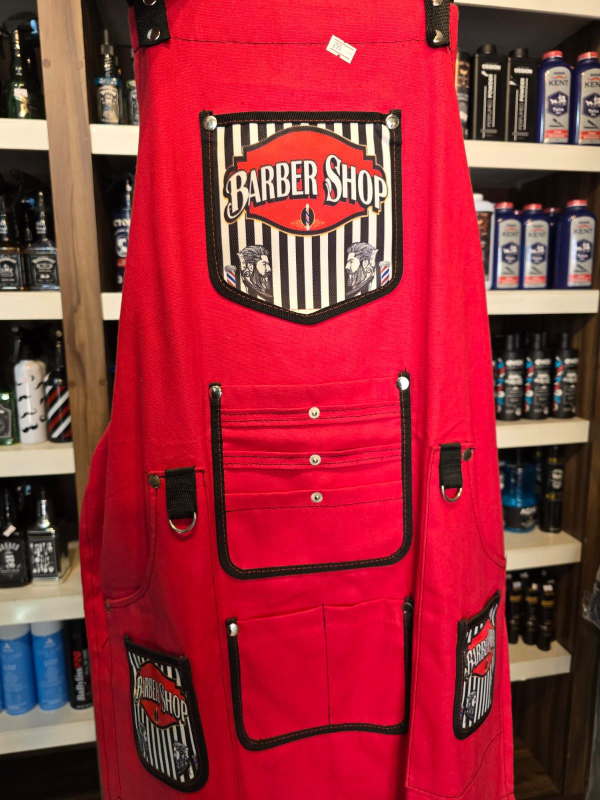 gabacha roja barberia  - La Tienda del Barbero