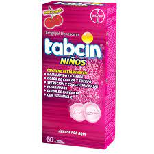 TABCIN NIÑOS (antigripal) *tableta efervescente - FARMACIA NUEVO MILENIO