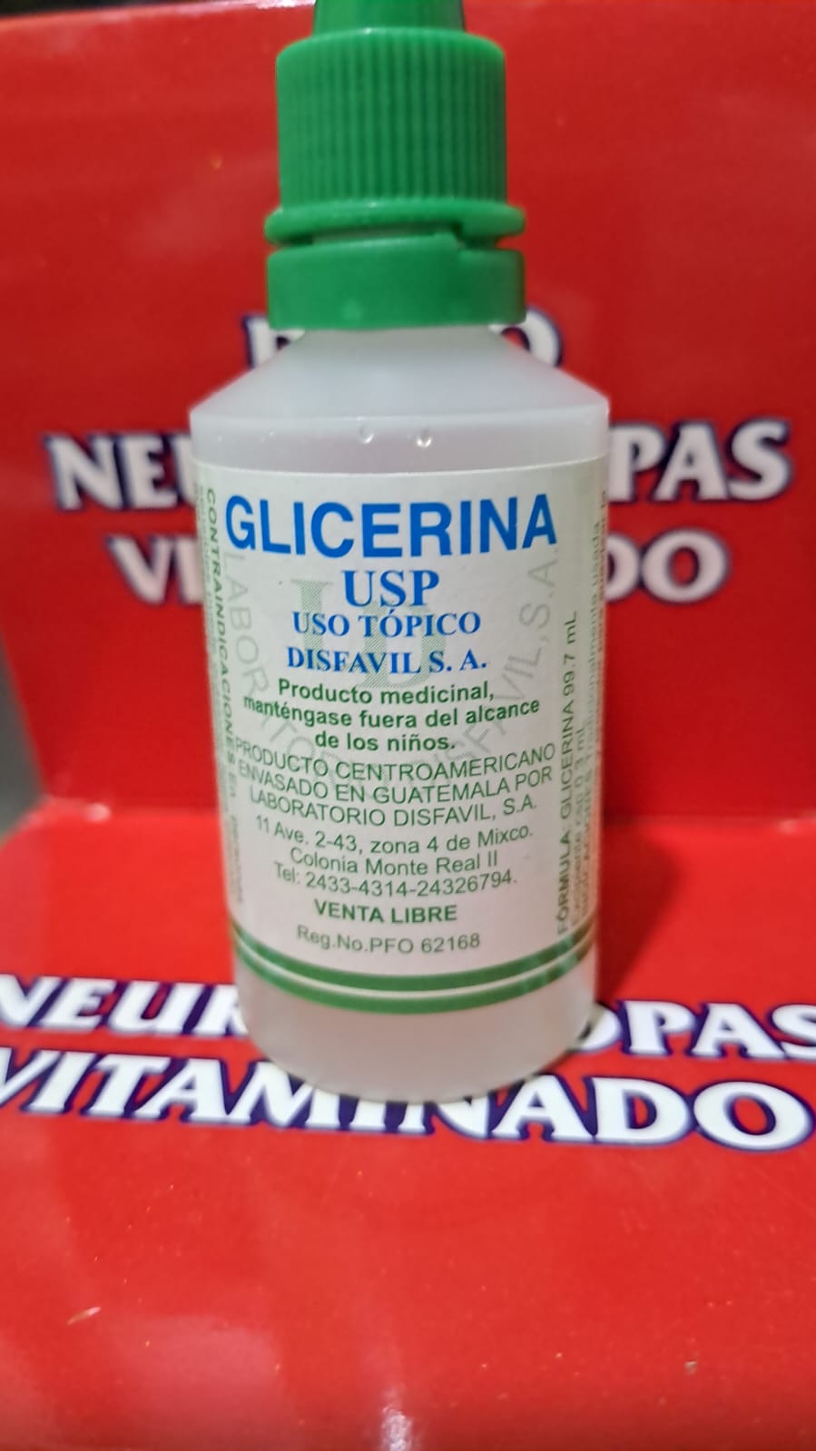 GLICERINA 30ml *caliquimica  - FARMACIA NUEVO MILENIO