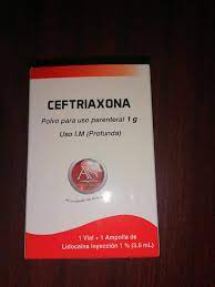 CEFTRIAXONA 1g *ampolla  - FARMACIA NUEVO MILENIO