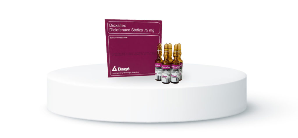 DIOXAFLEX DICLOFENACO POTASIO *5 AMPOLLAS 75MG  - FARMACIA NUEVO MILENIO