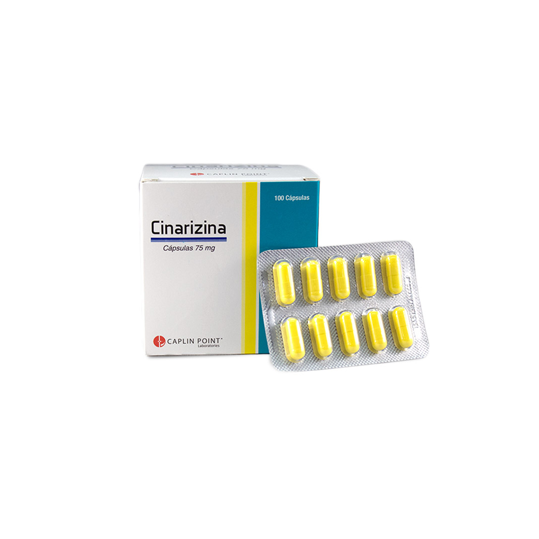 CINARIZINA 75mg *Capsulas - FARMACIA NUEVO MILENIO