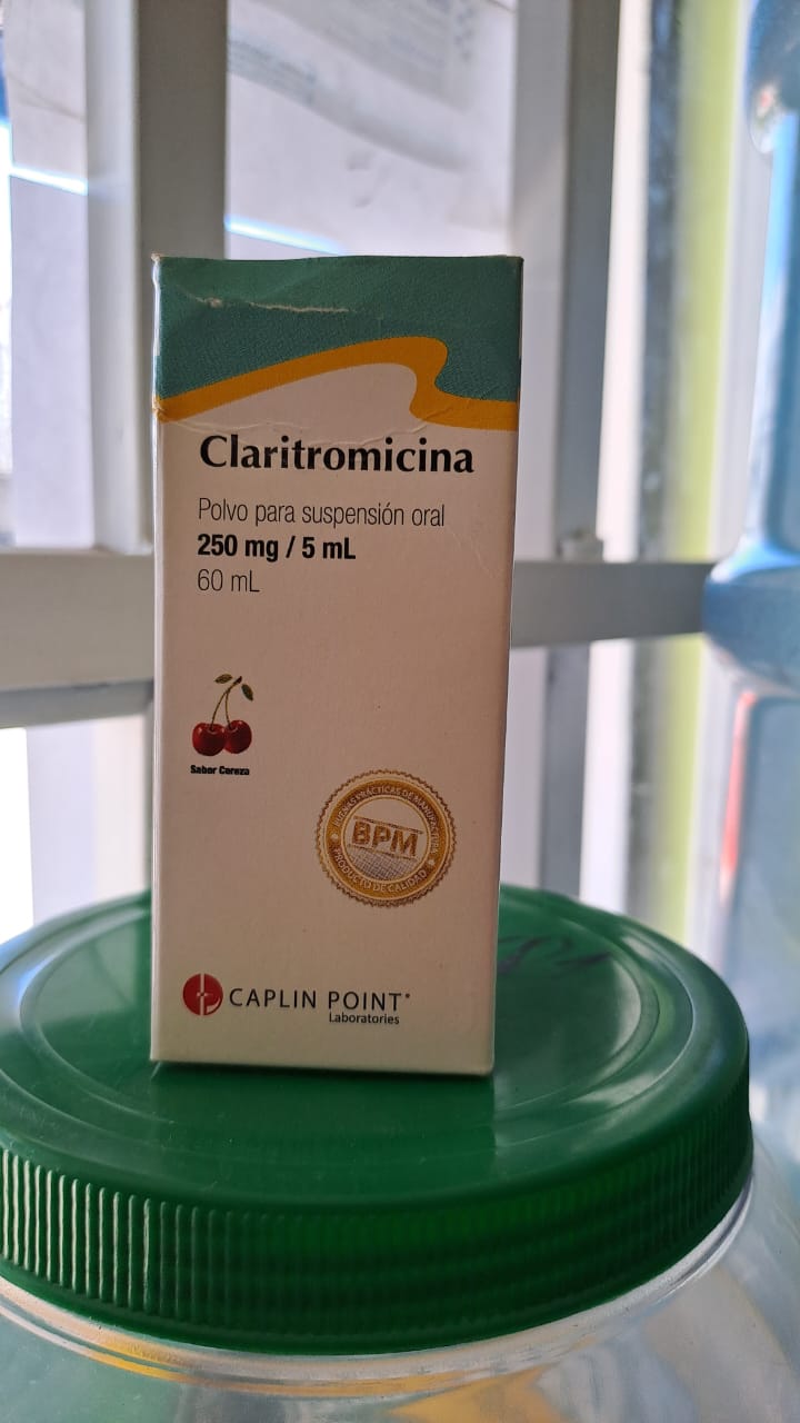 CLARITROMICINA 250MG/5ML GRANULADO PARA SUSPENSIÓN ORAL - FARMACIA NUEVO MILENIO