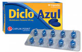 DICLO AZUL (diclofenaco potasico 50mg) *capsulas  - FARMACIA NUEVO MILENIO