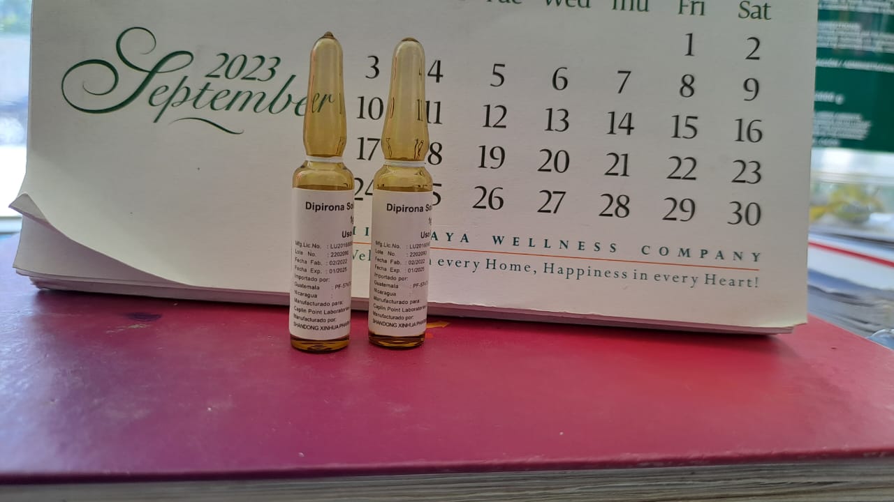 DIPIRONA 1G/2ML * Solucion Inyectable - FARMACIA NUEVO MILENIO