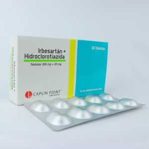 IRBESARTAN + HIDROCLOROTIAZIDA 300MG+25MG *Blister - FARMACIA NUEVO MILENIO