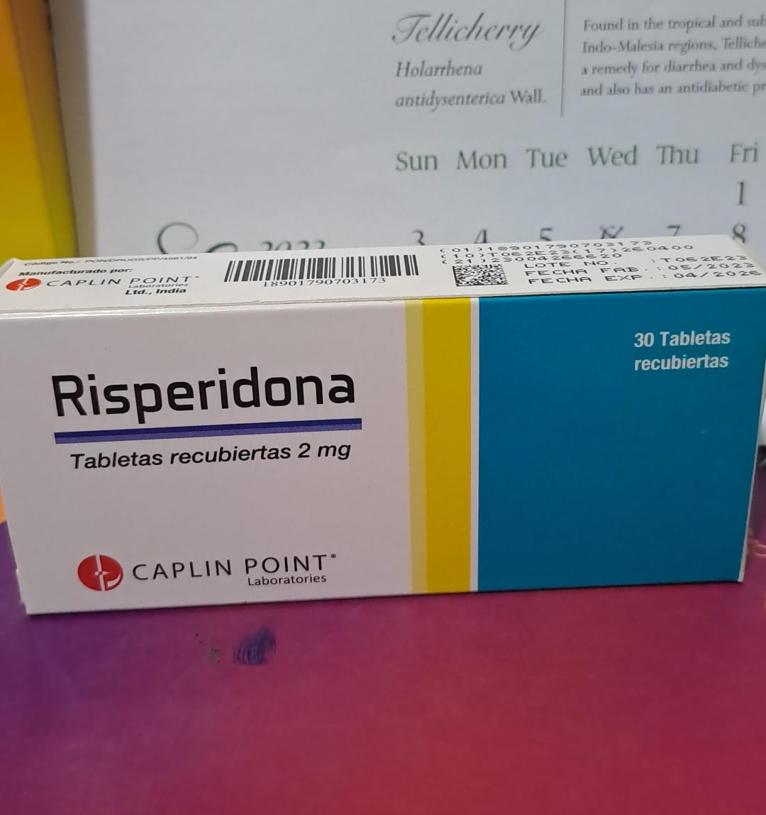 RISPERIDONA 2MG  *Caja con 30 Tabletas - FARMACIA NUEVO MILENIO