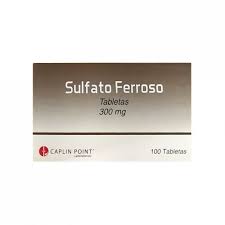 SULFATO FERROSO 300mg   *Tabletas - FARMACIA NUEVO MILENIO