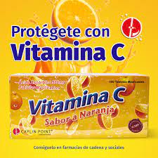 VITAMINA C (acido ascorbico 500mg) *tabletas masticables  - FARMACIA NUEVO MILENIO