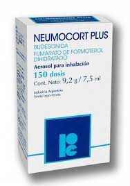 NEUMOCORT PLUS (Budesonida/ aerosol para inhalacion 150dosis) *Inhalador - FARMACIA NUEVO MILENIO