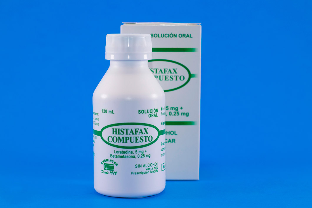 HISTAFAX COMPUESTO (Loratadina 5mg+ Betametasona 0.25mg) *Jarabe - FARMACIA NUEVO MILENIO