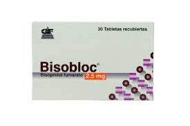 BISOBLOC 2.5MG (Bisoprolol) *30 Tabletas Recubiertas  - FARMACIA NUEVO MILENIO