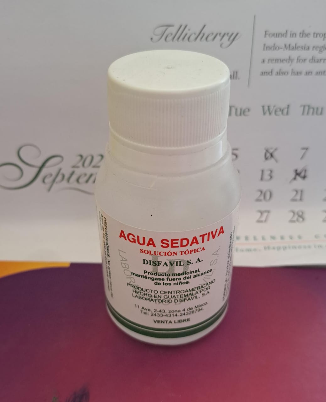 AGUA SEDATIVA *solución topica 60ml  - FARMACIA NUEVO MILENIO