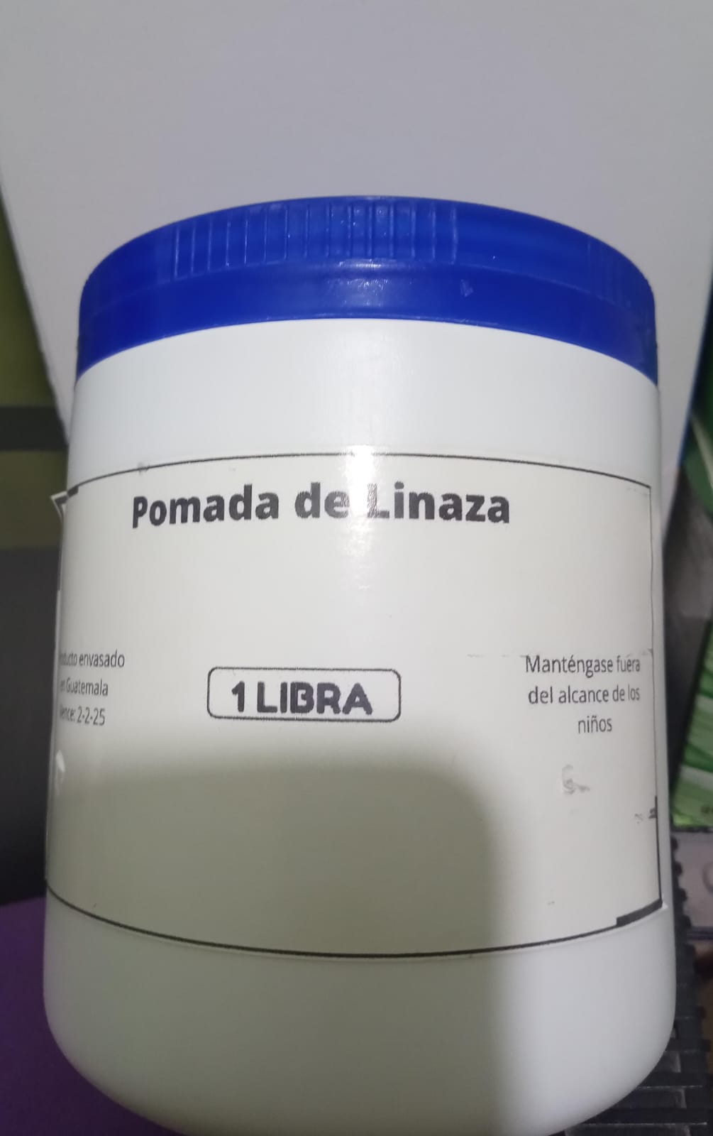 POMADA DE LINAZA *1 libra  - FARMACIA NUEVO MILENIO