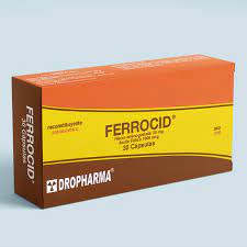 FERROCID (Hierro aminoquelado 30mg / Acido folico 1000mcg ) * 30 Capsulas    - FARMACIA NUEVO MILENIO