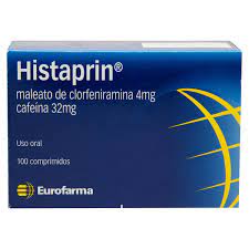 HISTAPRIN 4MG/32MG (maleato de clorfeniramina/cafeina) *comprimidos  - FARMACIA NUEVO MILENIO