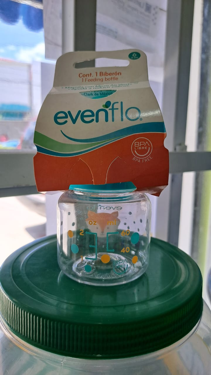 PACHA (Biberon 2 onzas)  *Evenflo unisex - FARMACIA NUEVO MILENIO