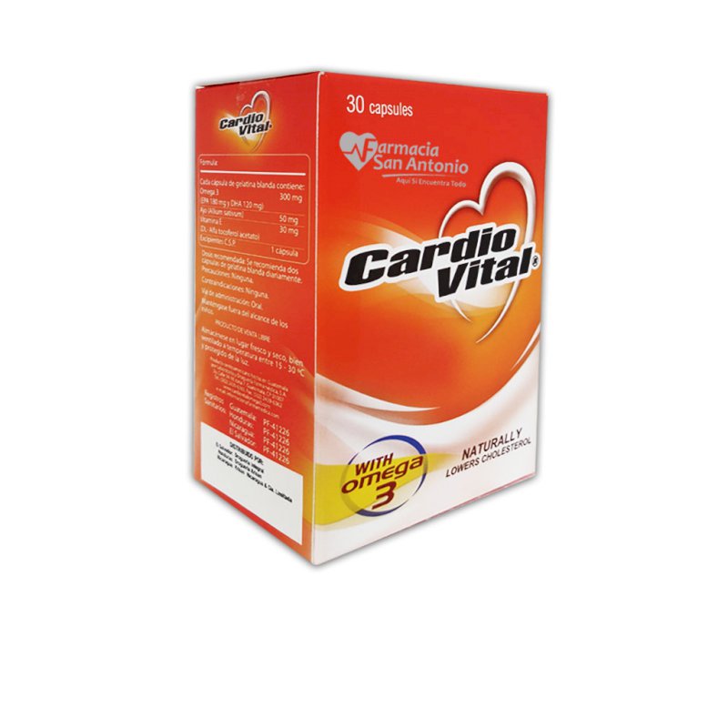 CARDIO VITAL *30 capsulas  - FARMACIA NUEVO MILENIO