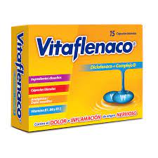 VITAFLENACO (diclofenaco+complejo B) *capsulas blandas  - FARMACIA NUEVO MILENIO