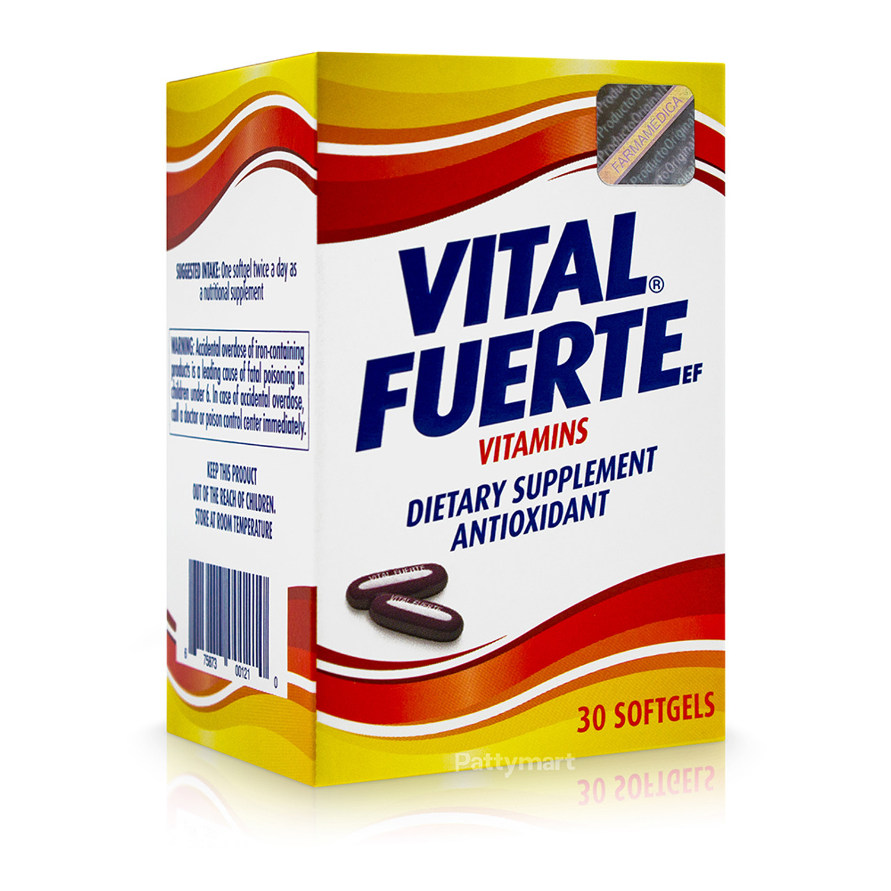 VITAL FUERTE CAJA POR X30 CAPSULAS DE GELATINA BLANDA - FARMACIA NUEVO MILENIO