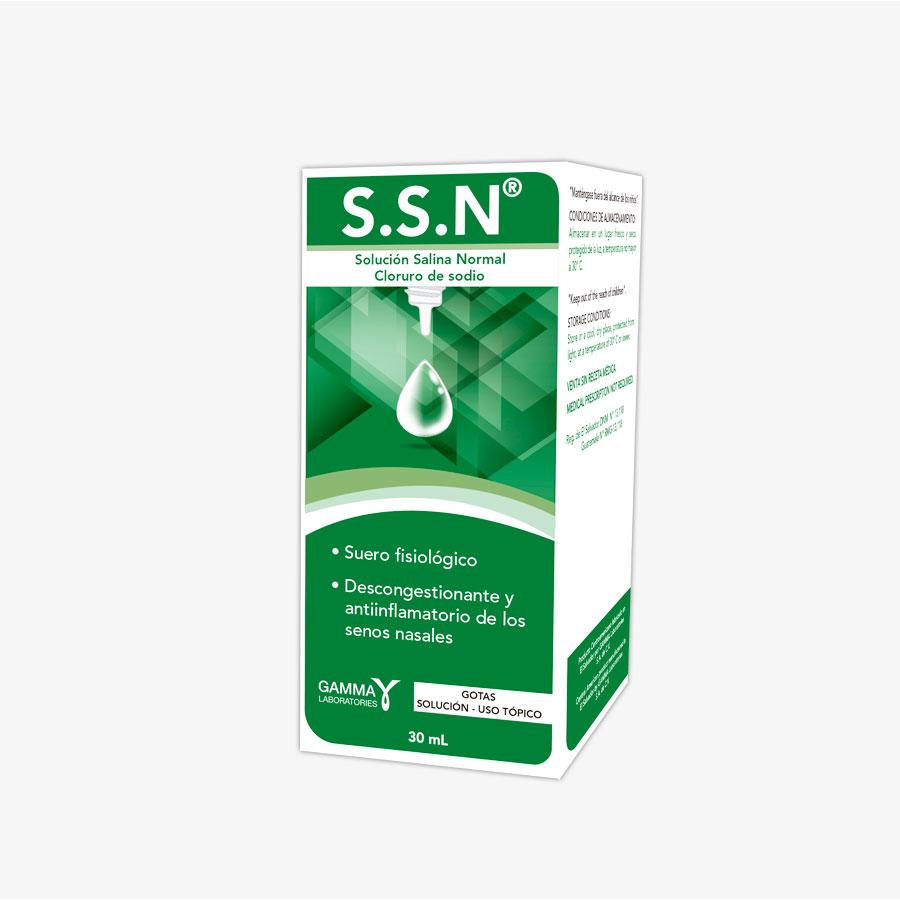 S.S.N. SOLUCIÒN SALINA NORMAL  *Gotas (suero fisiologico NASAL) - FARMACIA NUEVO MILENIO