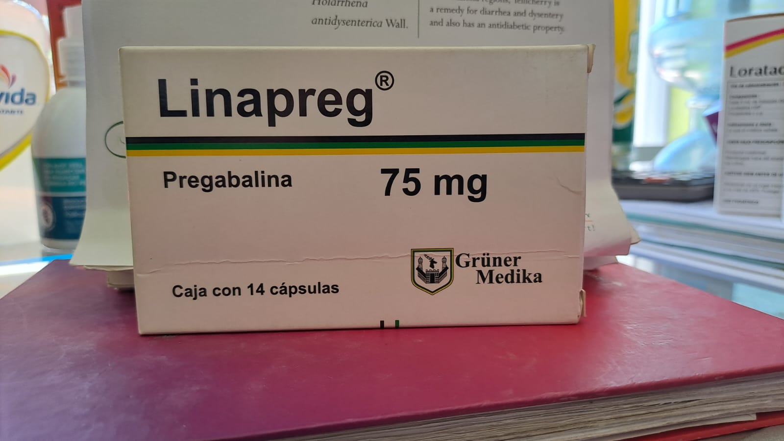 LINAPREG 75mg (Pregabalina) *Capsulas - FARMACIA NUEVO MILENIO