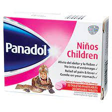 PANADOL PARA NIÑOS  *Tabletas Masticables - FARMACIA NUEVO MILENIO