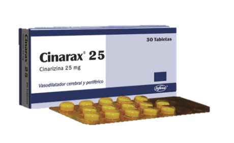 CINARAX 25MG *BLISTER - FARMACIA NUEVO MILENIO