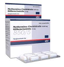 METFORMINA CLORHIDRATO 850MG/GLIBENCLAMIDA 5MG (850/5) *Blister - FARMACIA NUEVO MILENIO