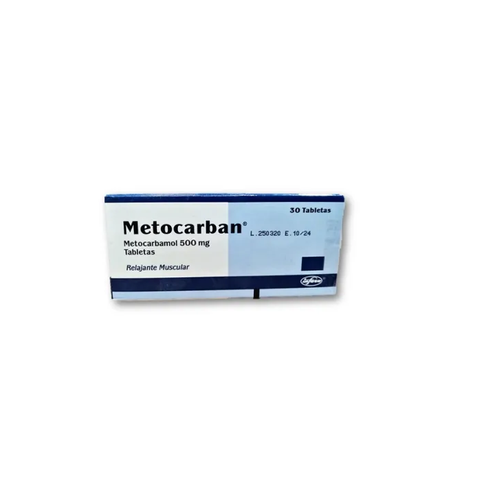 METOCARBAN 500mg  *Tabletas - FARMACIA NUEVO MILENIO