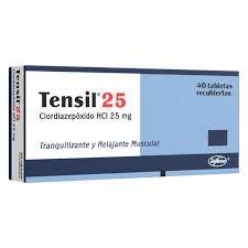 TENSIL 25 (clordiazepóxido hci 25mg) *tabletas  - FARMACIA NUEVO MILENIO