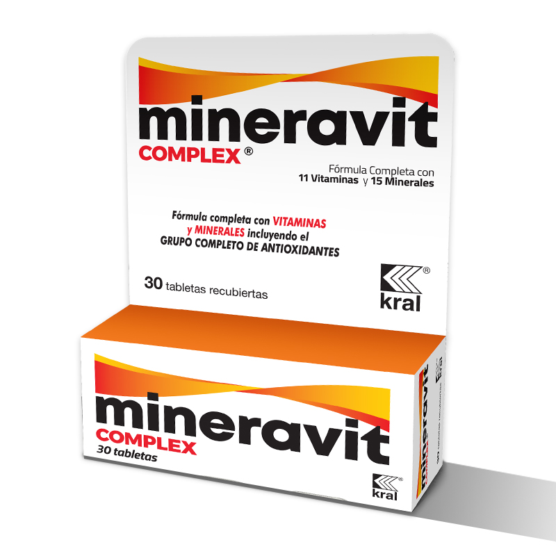 MINERAVIT COMPLEX *CAJA CON 30 TABLETAS - FARMACIA NUEVO MILENIO