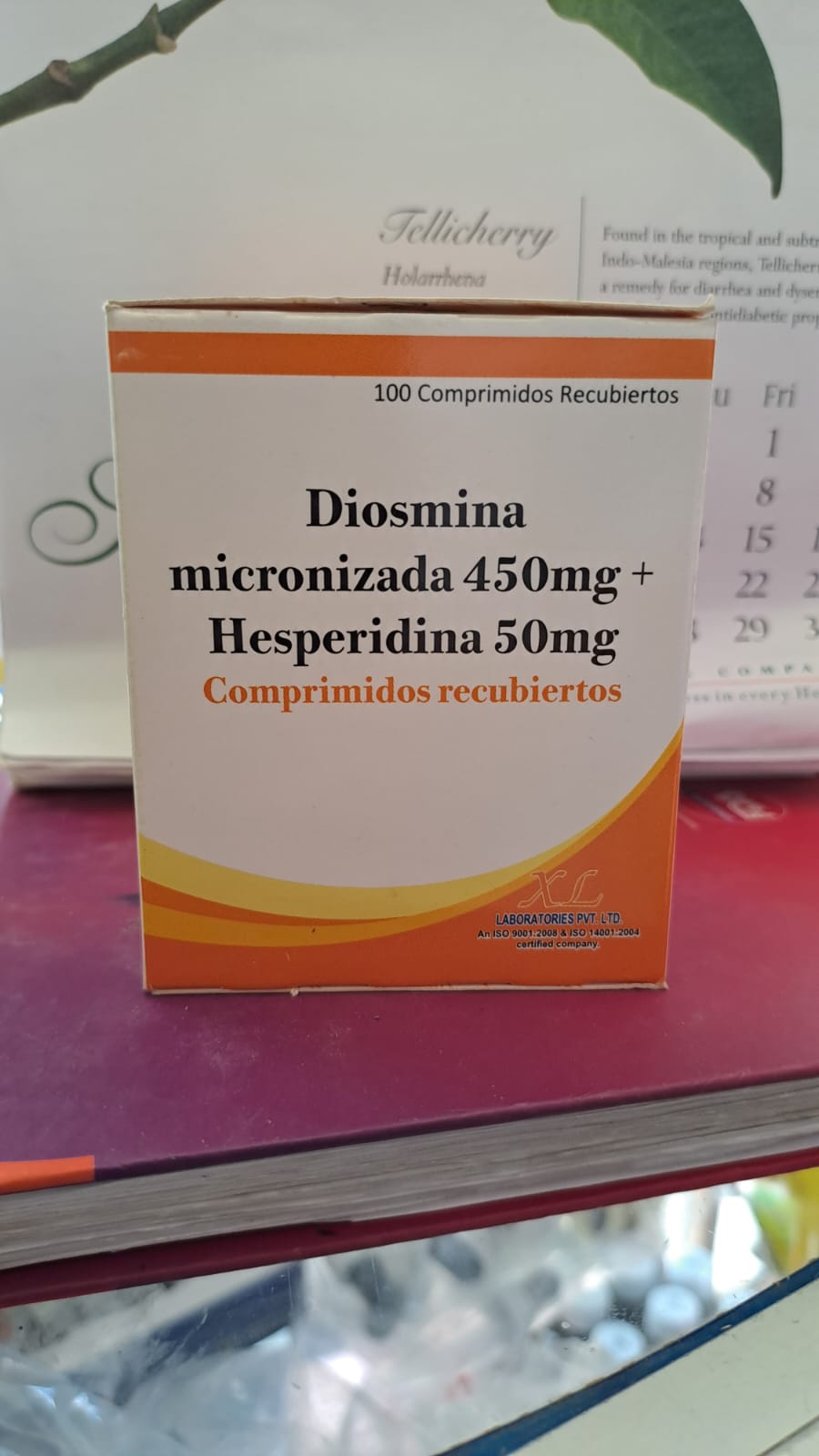 DIOSMINA MICRONIZADA 450MG+HESPERIDINA 50MG *Tabletas - FARMACIA NUEVO MILENIO