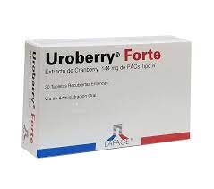 UROBERRY FORTE (extracto de cranberry/vitamina c) * Tabletas  - FARMACIA NUEVO MILENIO