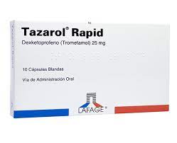 TAZAROL RAPID (dexketoprofeno) *capsulas blandas  - FARMACIA NUEVO MILENIO