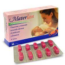 MATERLAN PRENATALES  *30 TABLETAS  - FARMACIA NUEVO MILENIO