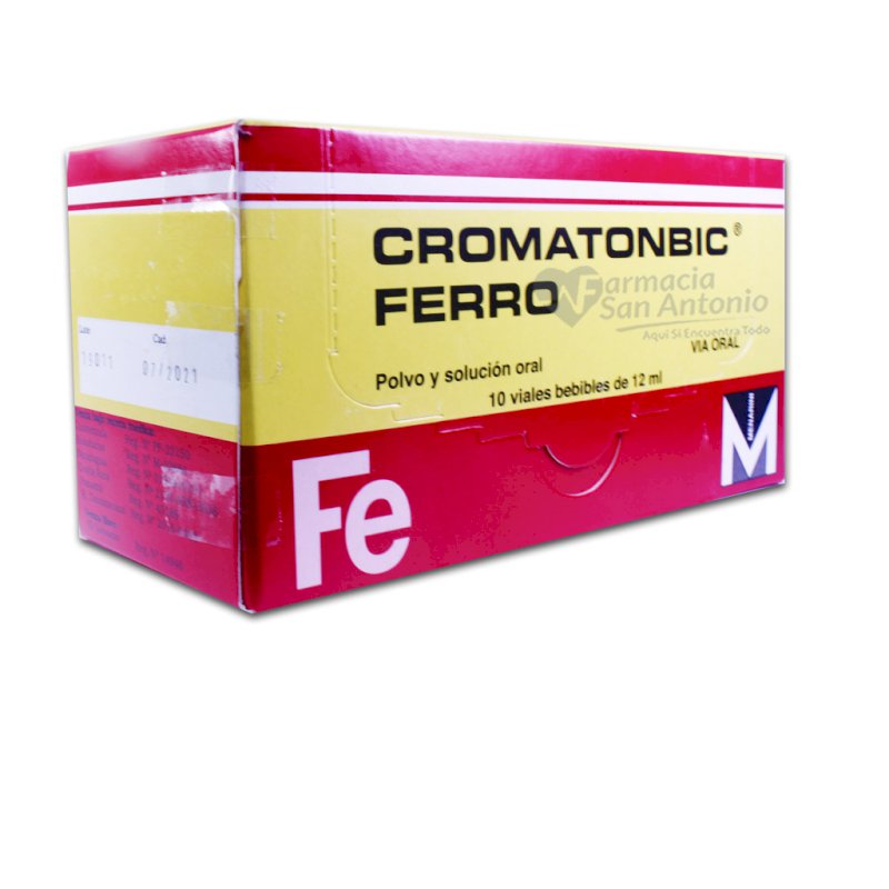 CROMATONBIC FERRO SOLUCIÓN ORAL - FARMACIA NUEVO MILENIO