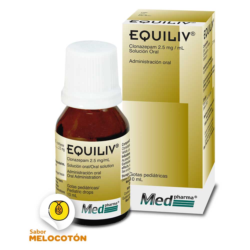 EQUILIV (Clonazepam 2.5/ml) *Gotas - FARMACIA NUEVO MILENIO