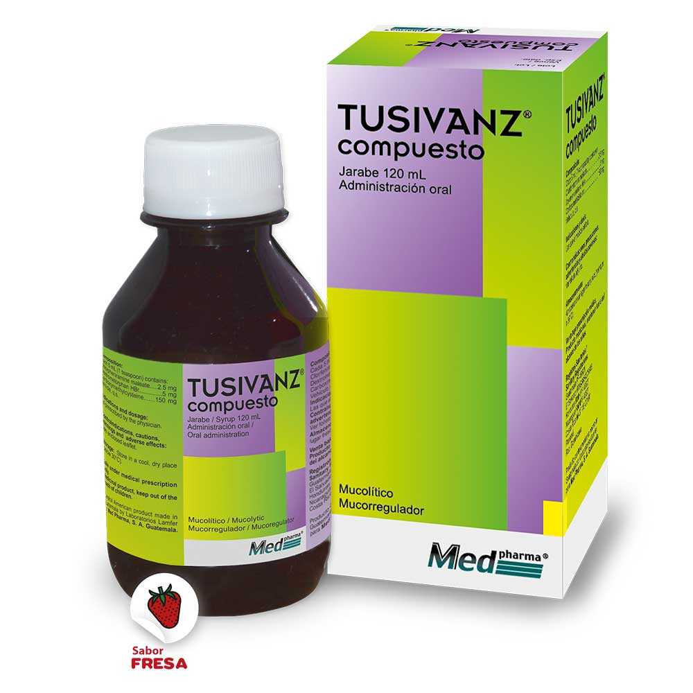 TUSIVANZ COMPUESTO * JARABE 120ML - FARMACIA NUEVO MILENIO