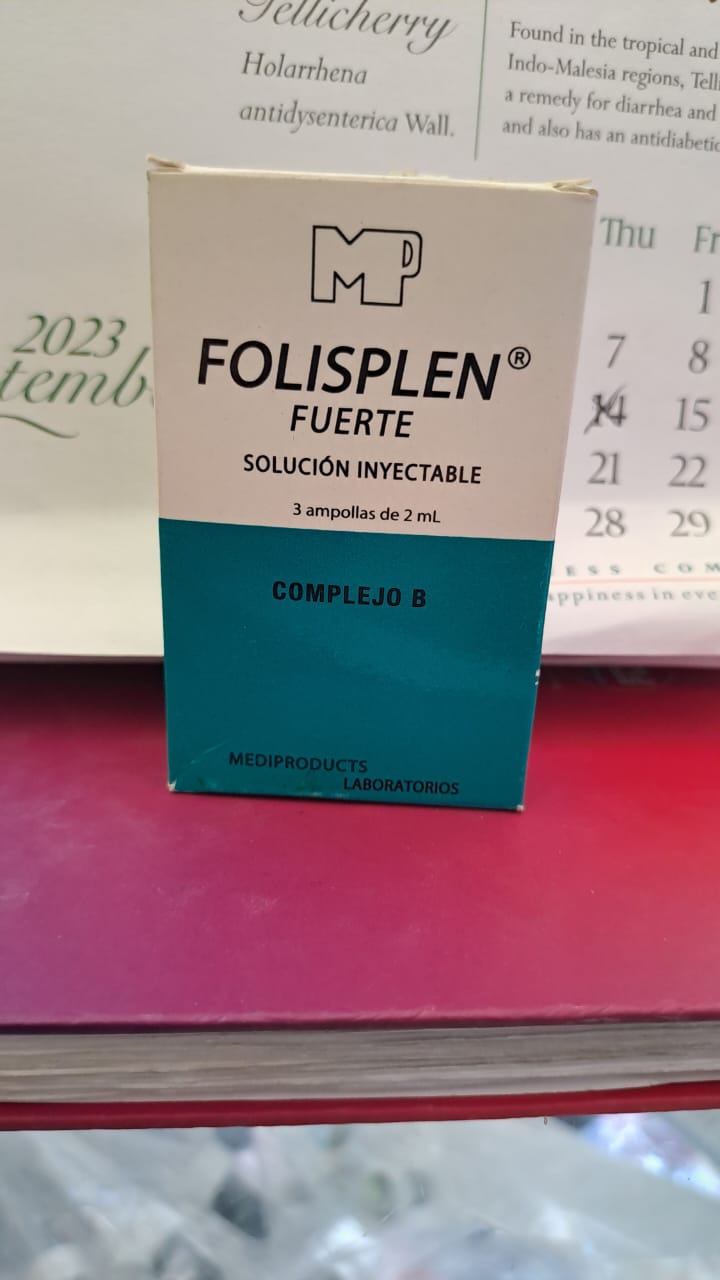 FOLISPLEN FUERTE *3 Ampollas de 2ml - FARMACIA NUEVO MILENIO