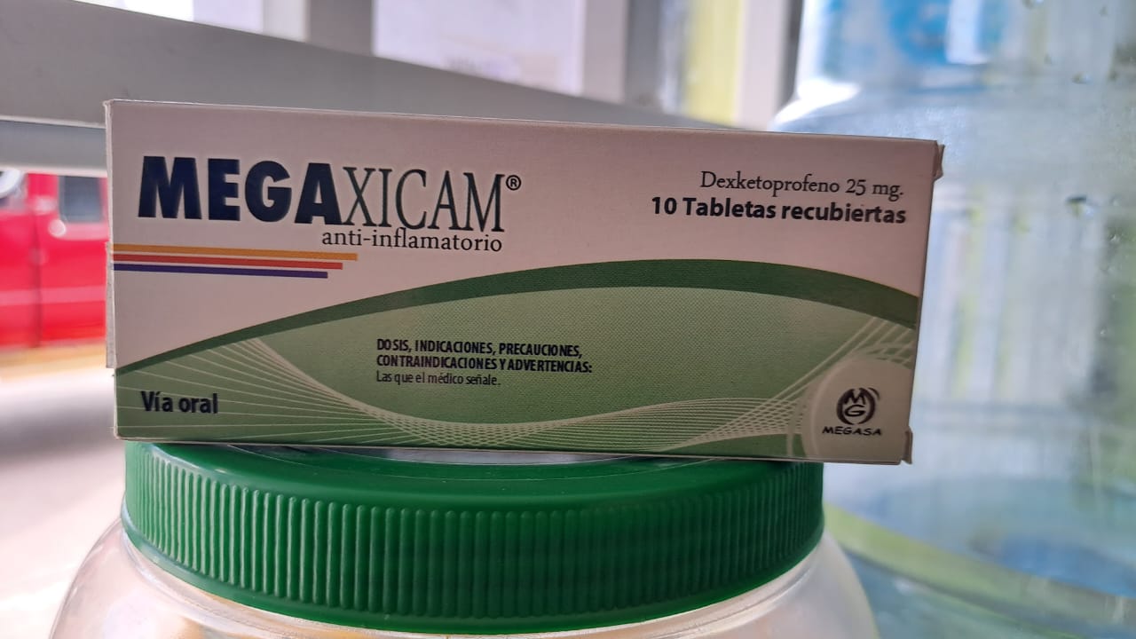 MEGAXICAM  25MG *CAJA CON 10 TABLETAS  - FARMACIA NUEVO MILENIO