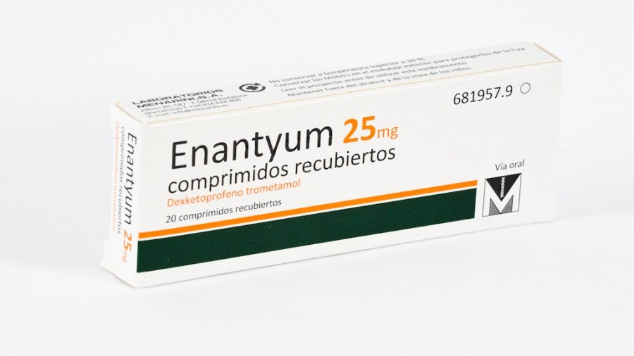 ENANTYUM 25mg (dexketoprofeno trometamol) * comprimidos  - FARMACIA NUEVO MILENIO