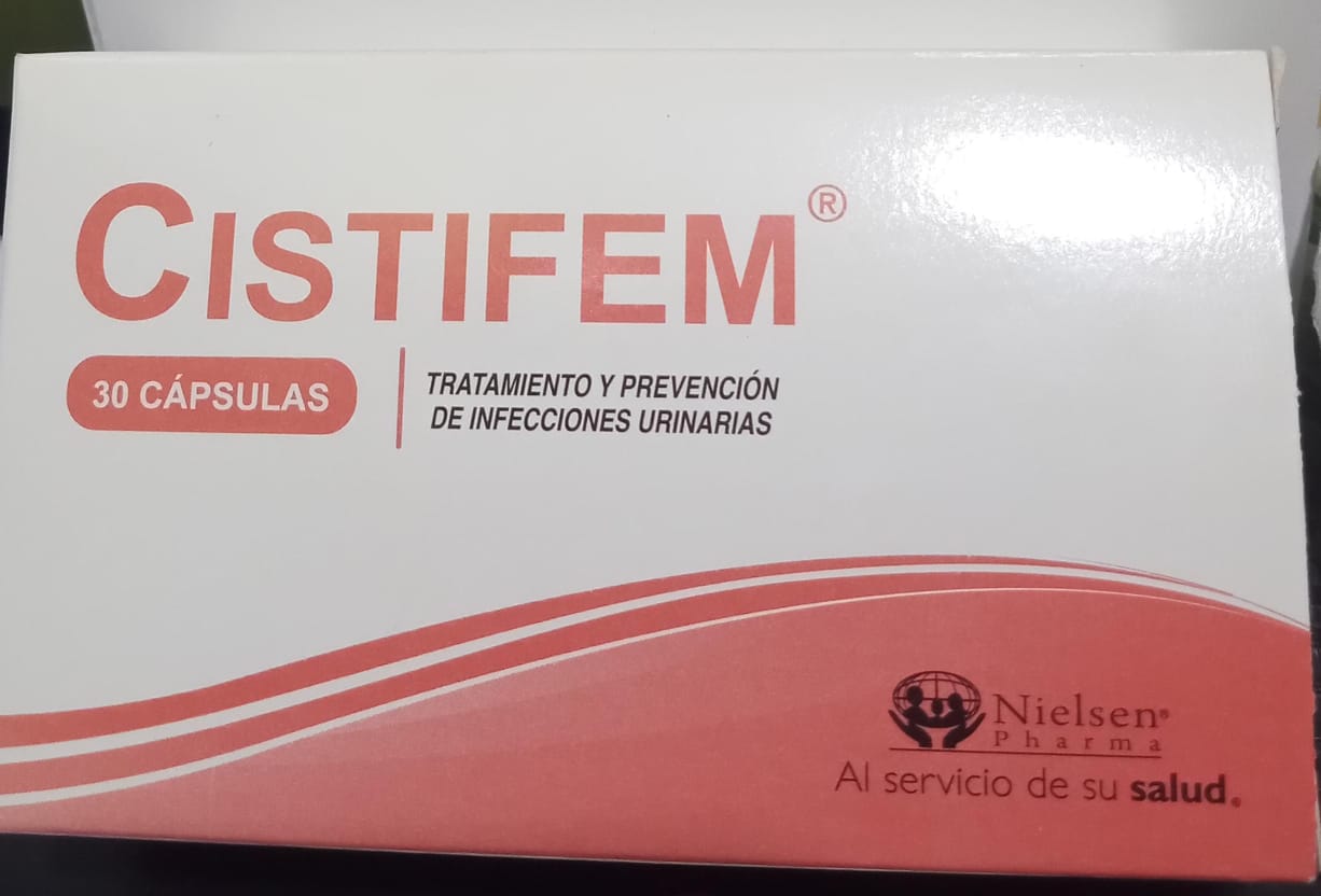 CISTIFEM (tratamiento y prevención de infecciones urinarias) *30 Capsulas  - FARMACIA NUEVO MILENIO