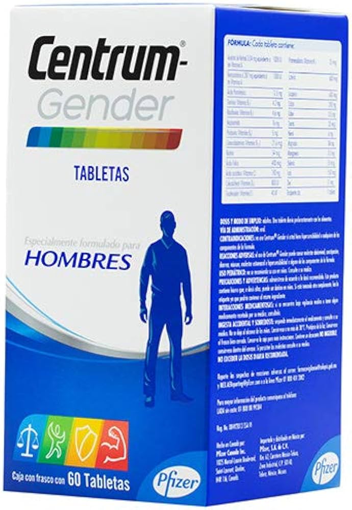 CENTRUM GENDER TABLETAS PARA HOMBRE - FARMACIA NUEVO MILENIO