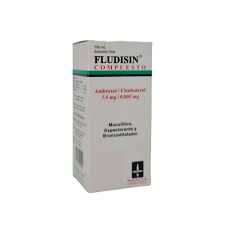 FLUDISIN COMPUESTO ( Ambroxol / clenbuterol   7.5mg/0.005mg ) *Jarabe - FARMACIA NUEVO MILENIO