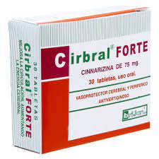 CIRBRAL FORTE *cinnarizina de 75mg tabletas  *30 TABLETAS - FARMACIA NUEVO MILENIO