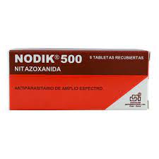 NODIK 500  (Nitazoxanida) *Caja de 6 - FARMACIA NUEVO MILENIO