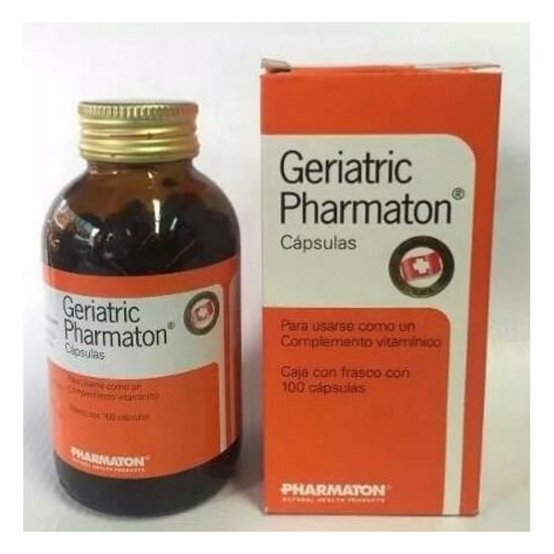 GERIATRIC PHARMATON *Frasco con 100 Capsulas - FARMACIA NUEVO MILENIO